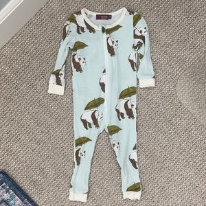 Milkbarn Panda Pajamas Sz 9-12